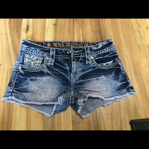 Size 25 Rock Revival denim shorts